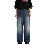 Blue Baggy Loose Denim Jeans